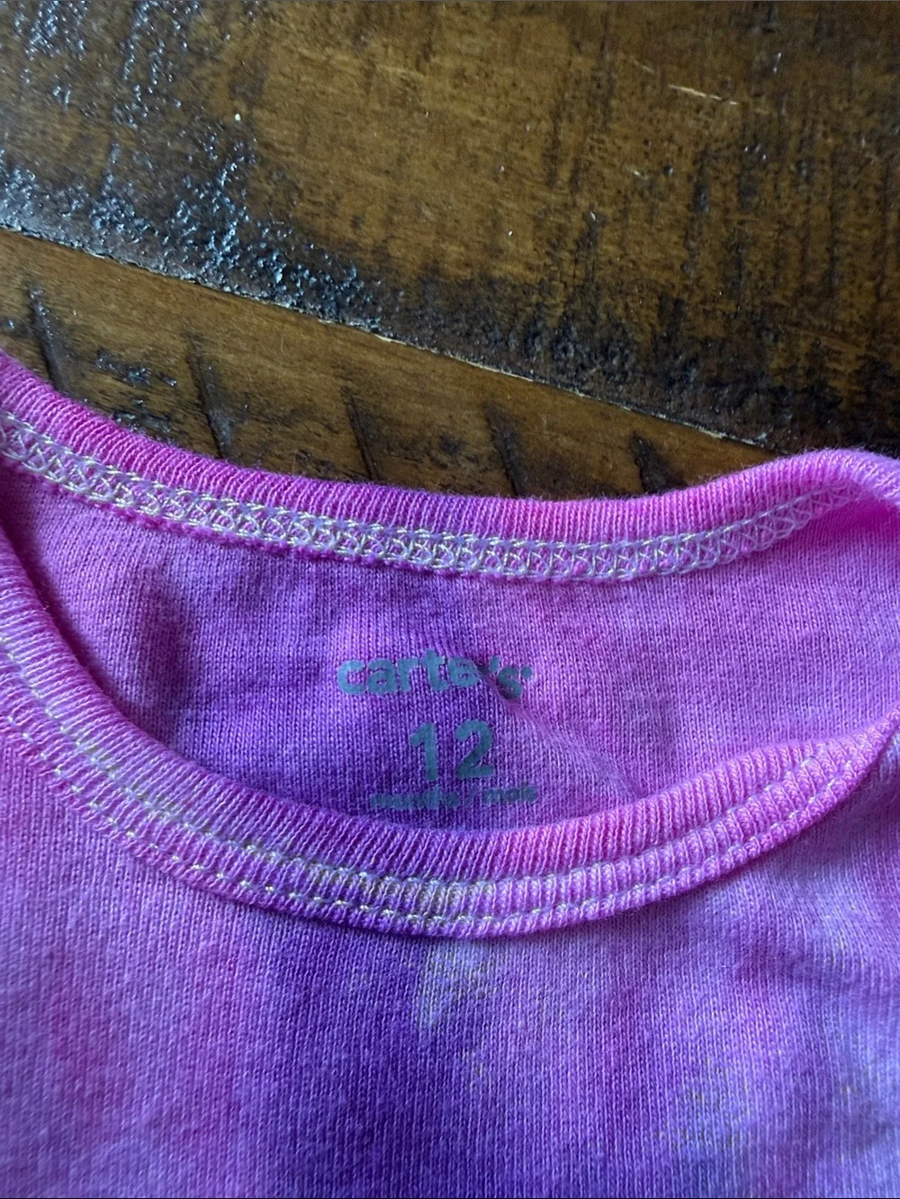 Tie-Dye Pink & Purple Sleeveless Baby One-Piece BRAND NEW 12 months